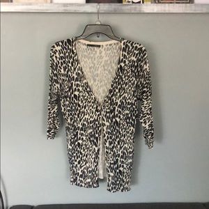 Animal print sweater